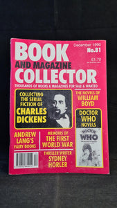 Book & Magazine Collector Number 81 December 1990