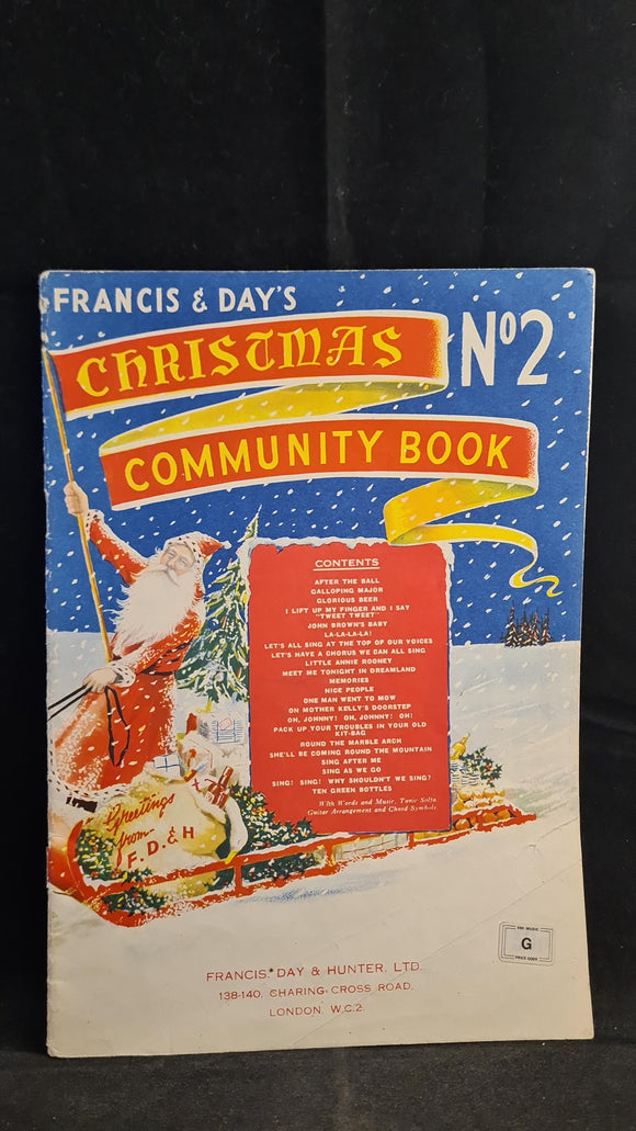 Francis & Day's Christmas Community Book Number 2, with words and music