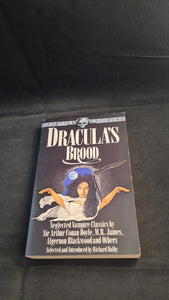 Richard Dalby - Dracula's Brood, Equation Chiller, 1989, Signed, Paperbacks