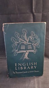 F Seymour Smith - An English Library, National Book Council, 1944