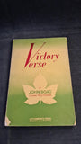 John H Boag - Victory Verse, Lutterworth Press, 1941, First Edition