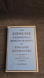 George Watson - The Concise Cambridge Bibliography of English Literature, 1958