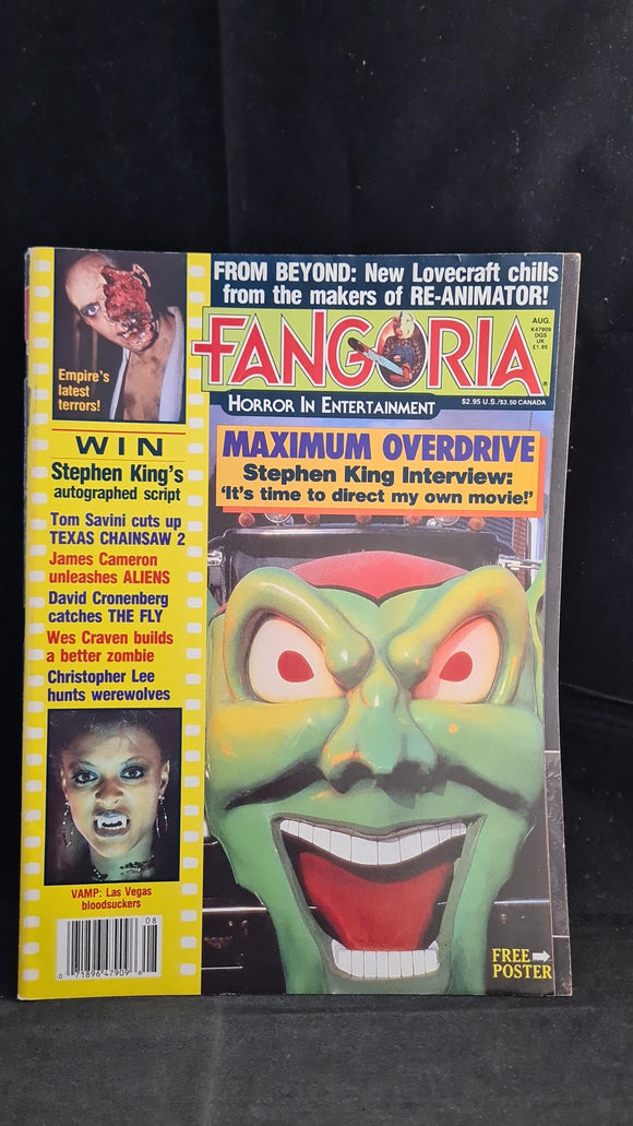 Fangoria Magazine Issue 56 Volume 4 August 1986, O'Quinn Studios