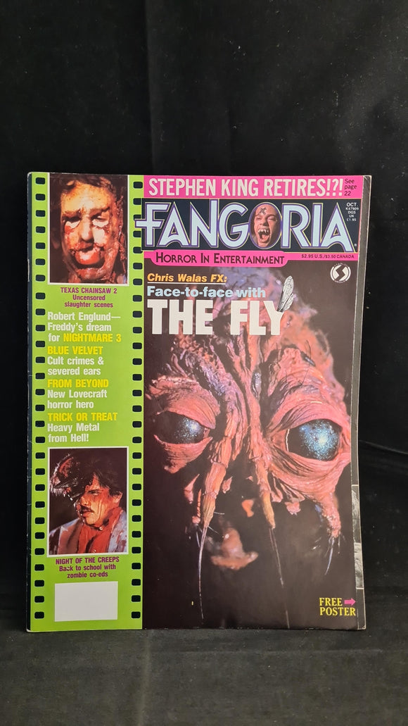 Fangoria Magazine Volume 4 Number 58 c1986, O'Quinn Studios