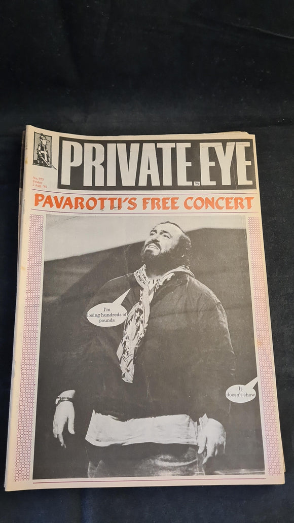 Private Eye Magazine Number 773 Friday 2 August 1991