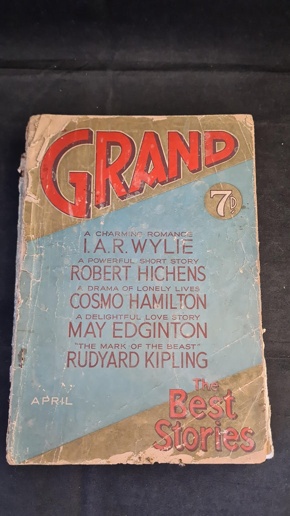 The Grand Magazine April 1935, Rudyard Kipling, Marjorie Bowen