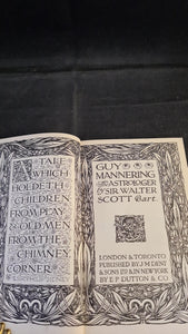 Walter Scott - Guy Mannering or The Astrologer, J M Dent, 1923