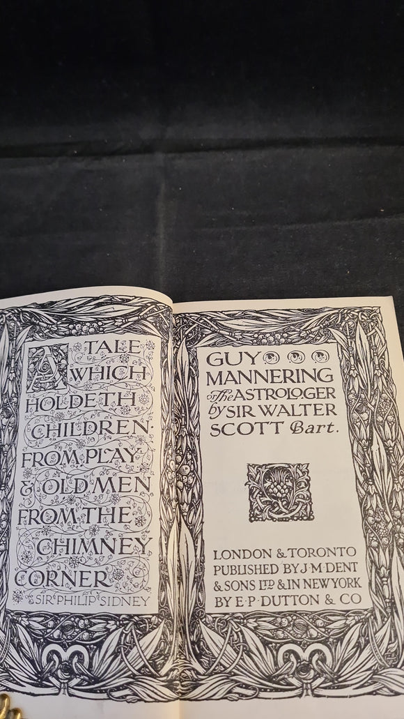 Walter Scott - Guy Mannering or The Astrologer, J M Dent, 1923