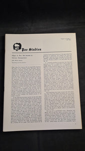 Poe Studies Volume 15 Number 1 June 1982