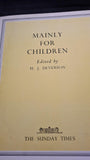 H J Deverson - Mainly For Children, Sunday Times Publication, 1960