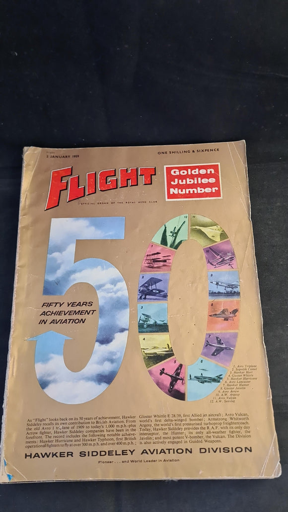 Flight Magazine 2 January 1959, Golden Jubilee Number