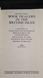 Sheppard's Book Dealers In The British Isles 1988, Europa Publications, Thirteenth Edition