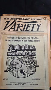 Variety Magazine 6 January 1971, New York, 65th Anniversary Edition, & 17 February 1971