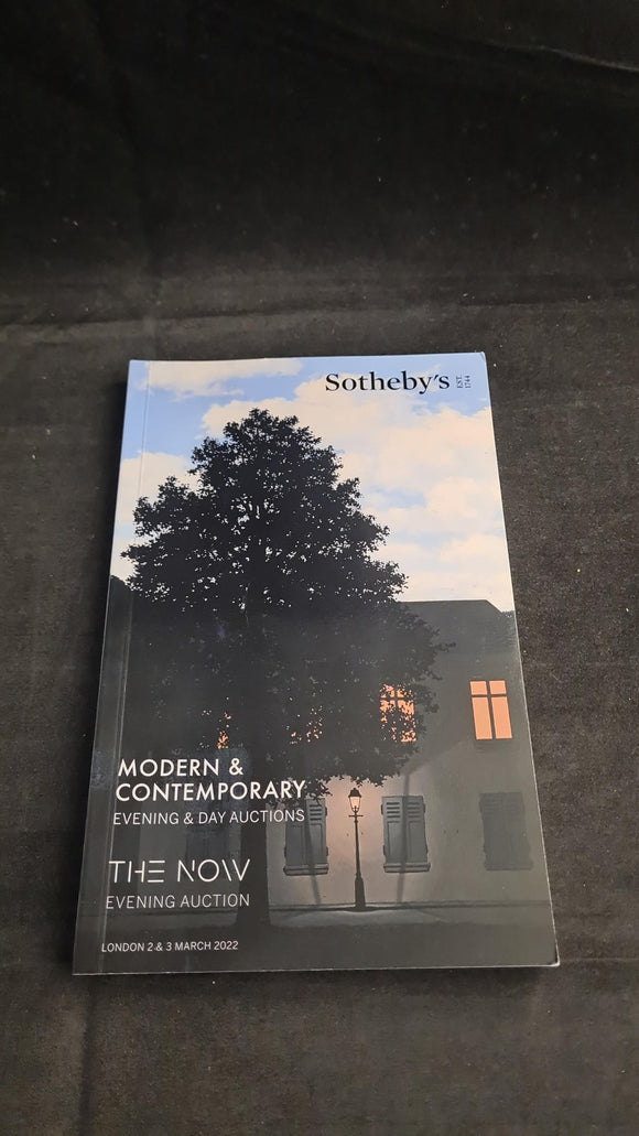 Sotheby's Auction 2 & 3 March 2022, Modern & Contemporary, London