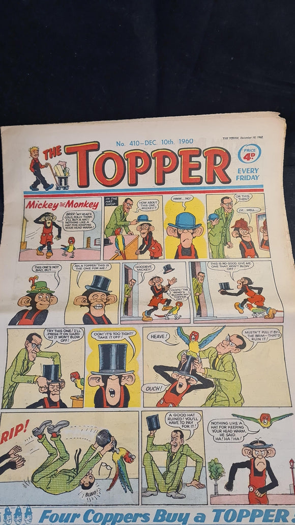 The Topper Comic, Number 410, 10 December 1960, D C Thomson