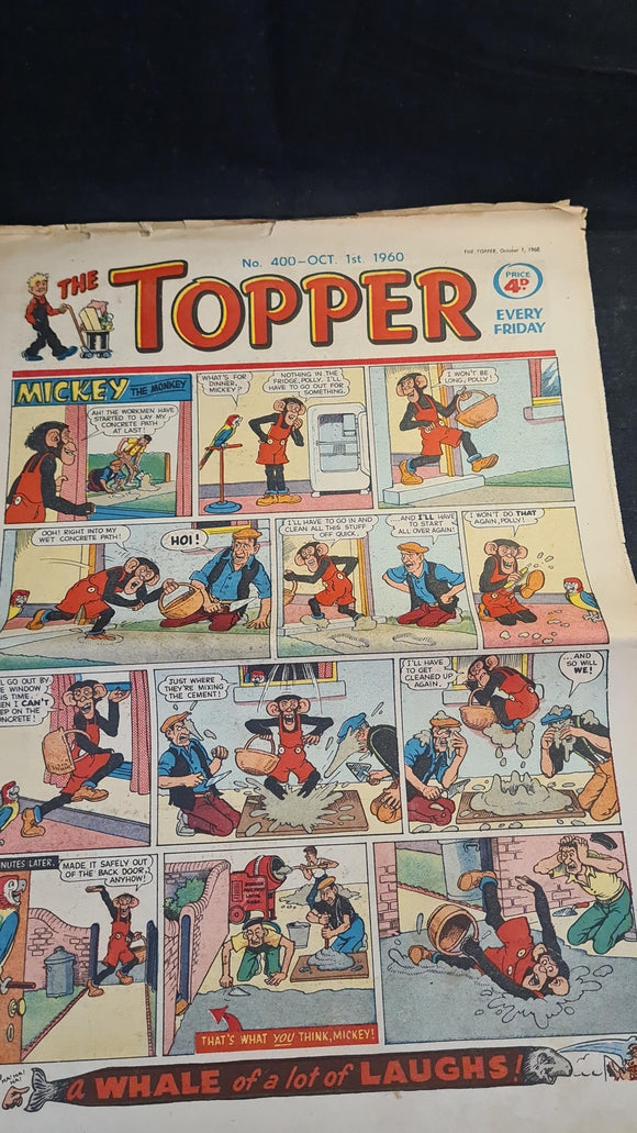 The Topper Comic, Number 400, 1 October 1960, D C Thomson