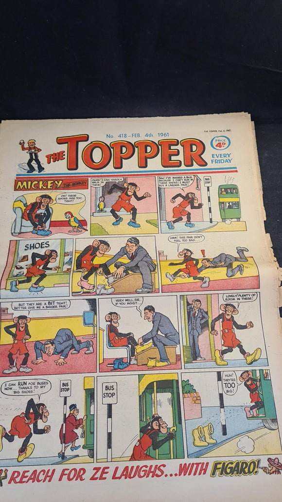 The Topper Comic, Number 418, 4 February 1961, D C Thomson