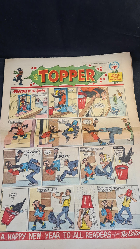 The Topper Comic, Number 413, 31 December 1960, D C Thomson