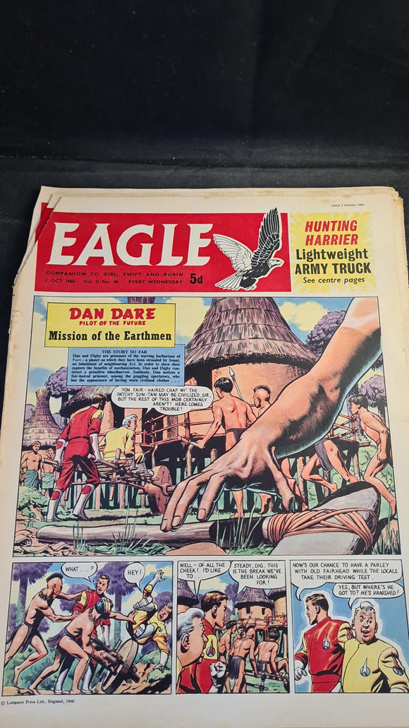 Eagle Comics: 1, 8, 22 October & 5, 12, 19 November 1960