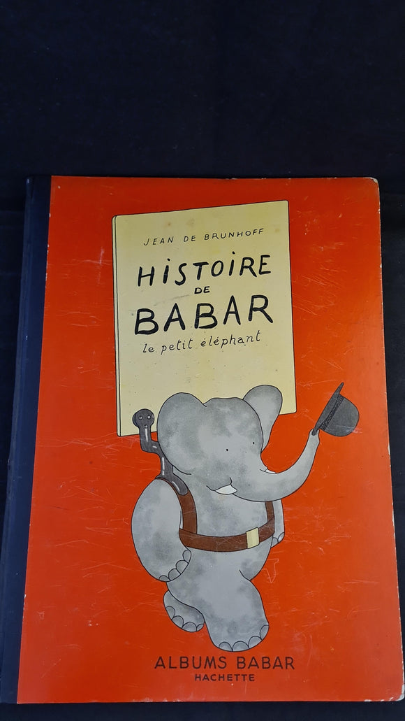 Jean de Brunhoff - Histoire de Babar, Hachette, 1939, French