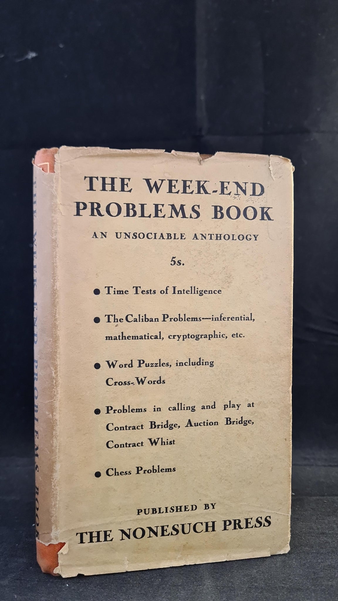 Weekends Issues Hubert Phillips - The Weekend Problems Book, Nonesuch Press, 1932, Fir ...