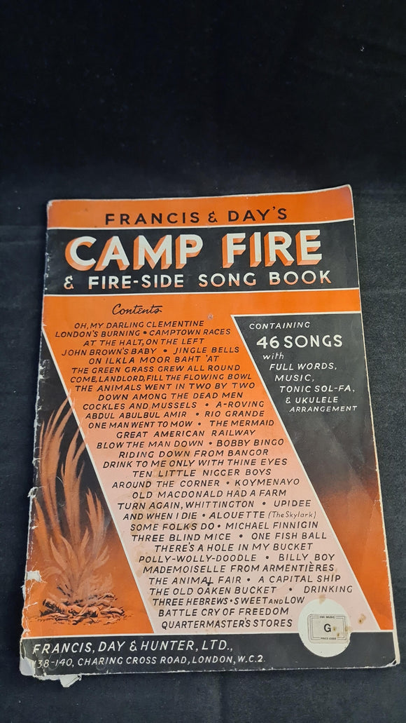 Francis & Day's Camp Fire & Fire-Side Song Book