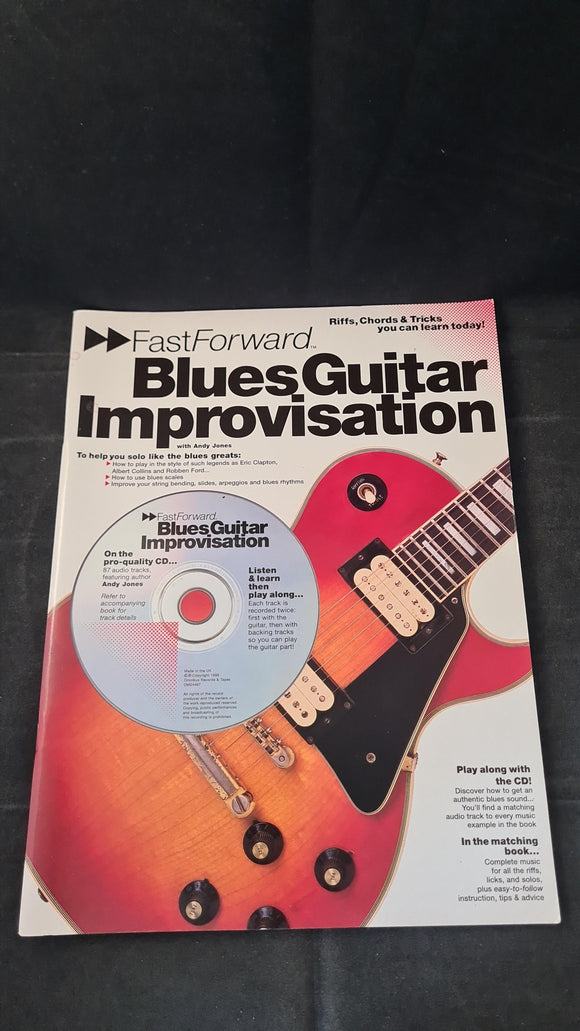 Andy Jones - Blues Guitar Improvisation, Wise Publications, 1999, with CD