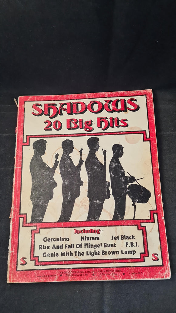 Shadows 20 Big Hits, Music Sales Ltd.