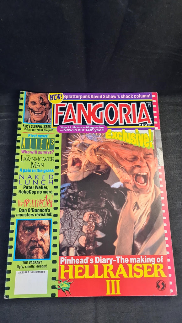 Fangoria Magazine Number 112 May 1992