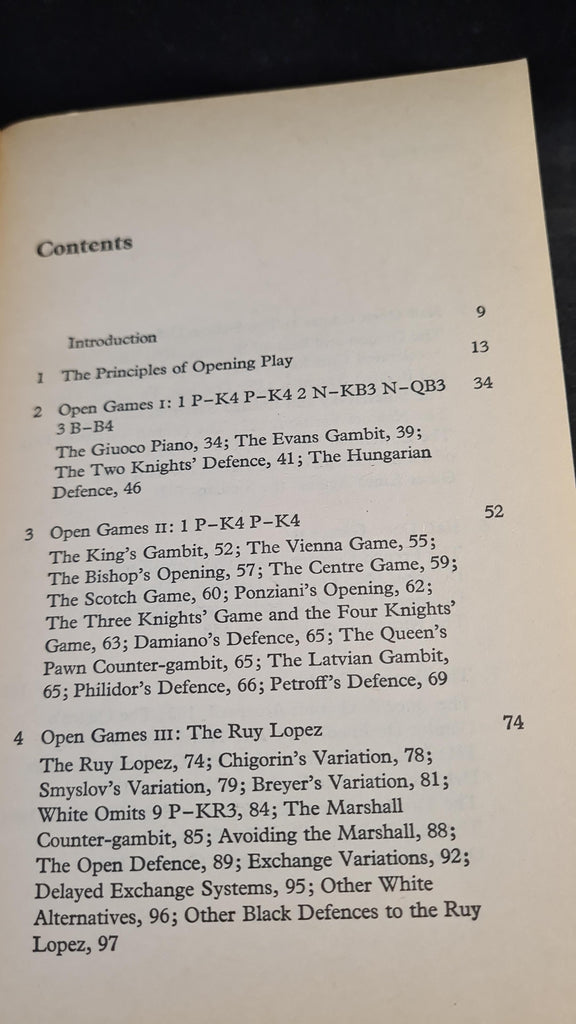 W R Hartston - The Penguin Book of Chess Openings, 1981, Paperbacks ...
