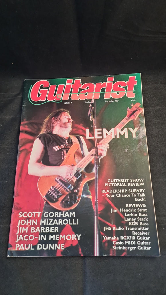 Guitarist Magazine Volume 4 Number 6 December 1987