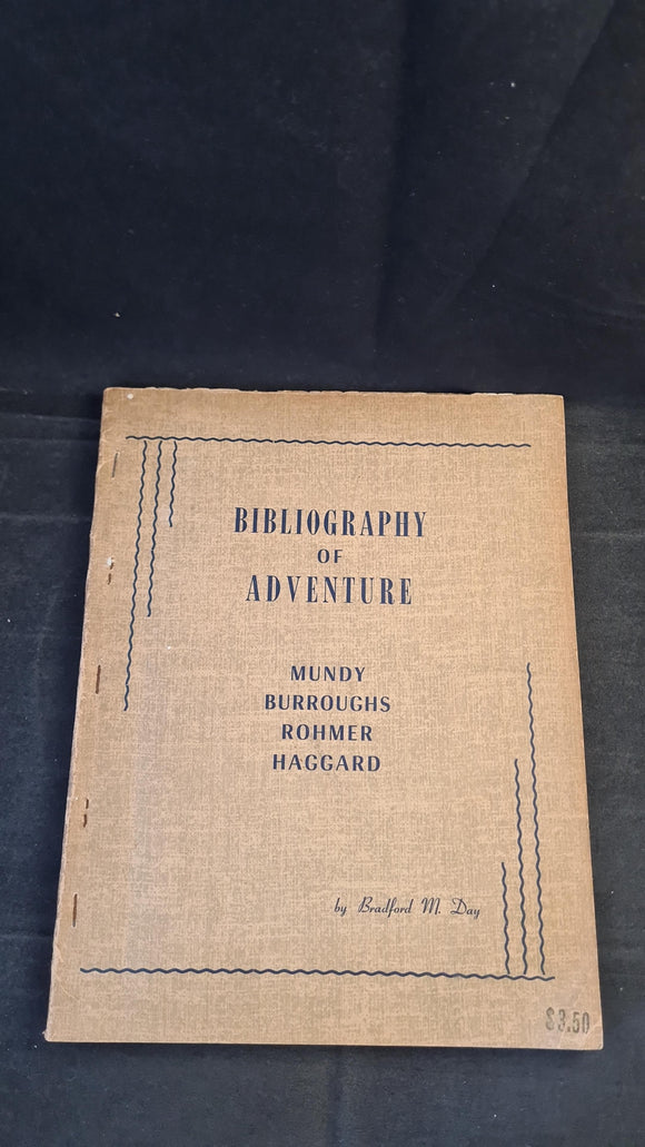 Bradford M Day - Bibliography of Adventure, Wehman Bros. 1962-64, Limited