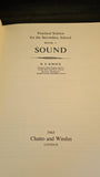 H Knock -Practical Science For The Secondary School, Book 5, Sound, 1965, Chatto & Windus