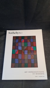 Sotheby's Auction 26 March 2020, Art, Impressionniste et Moderne, Paris