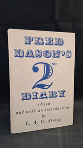 L A G Strong - Fred Bason's 2nd Diary, Wingate, 1952, Inscribed, Signed, Letters