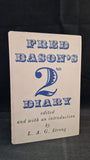 L A G Strong - Fred Bason's 2nd Diary, Wingate, 1952, Inscribed, Signed, Letters