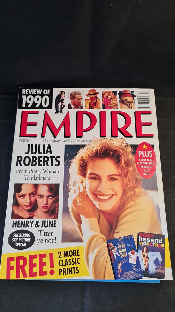 Empire Magazine December 1990, The Monthly Guide To The Movies