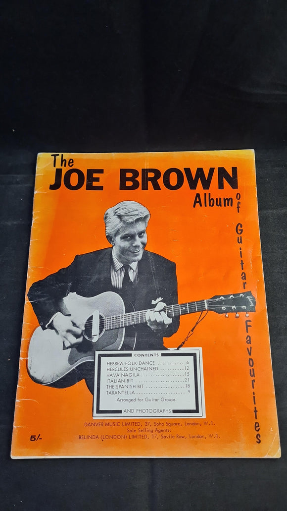 Joe Brown Album of Guitar Favourites, Danver Music, 1963