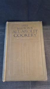 Mrs Beeton's All-About Cookery, Ward, Lock & Co, New Edition
