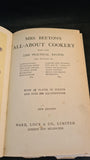 Mrs Beeton's All-About Cookery, Ward, Lock & Co, New Edition