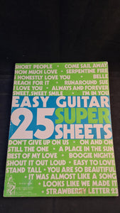 Easy Guitar 25 Super Sheets, Almo Publications, 1978
