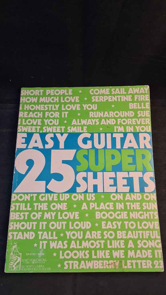 Easy Guitar 25 Super Sheets, Almo Publications, 1978