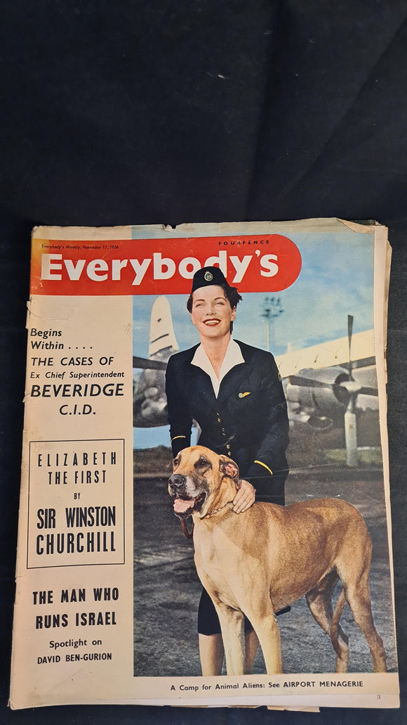 Everybody's Weekly Magazine November 17 1956, Winston Churchill