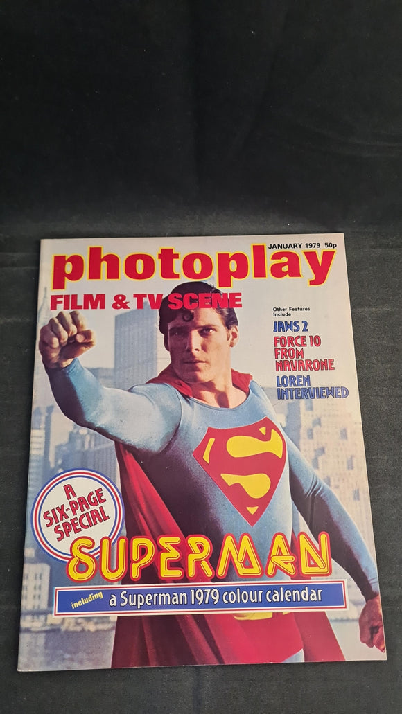 Photoplay Film Monthly Volume 30 Number 1 January 1979, Superman Calendar