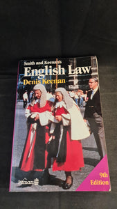 Denis Keenan - Smith and Keenan's English Law, Pitman, 1989, Paperbacks
