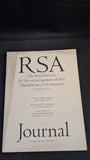 Royal Society for the encouragement of Arts Journal June & July 1988, March-May 1989
