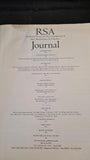 Royal Society for the encouragement of Arts Journal June & July 1988, March-May 1989