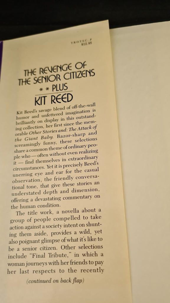 Kit Reed - The Revenge of the Senior Citizens Plus, Doubleday, 1986 ...