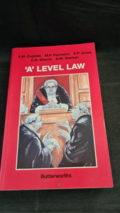 A M Dugdale - 'A' Level Law, Butterworths, 1989
