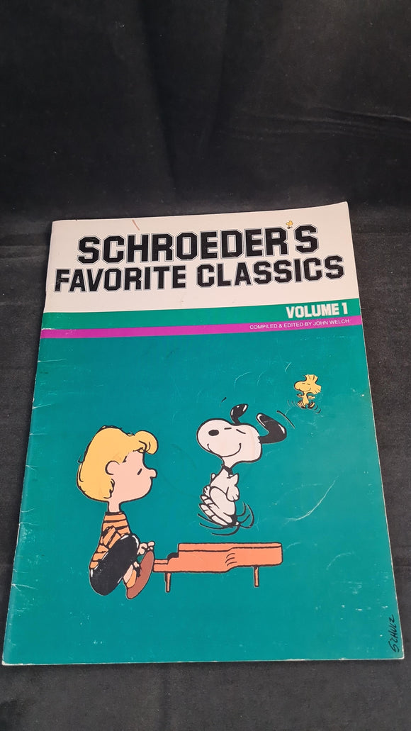 John Welch - Schroeder's Favorite Classics, Volume 1, Houston Publishing, 1990